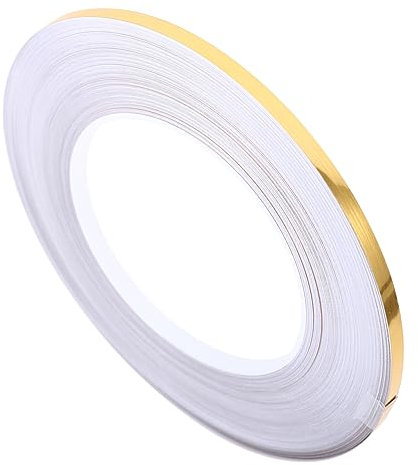 ABOOFAN 2St Aufkleber für Fliesen brilliance glossing küchendekoration selbstklebendes klebeband badezimmer dekoration Badezimmerdekoration goldfarbe Fliesenfüller Hochglanzband Golden