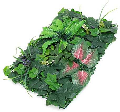 BESPORTBLE grüne Wanddekoration drinnen Gitter gefälschte Pflanze Glyzinien Kunstrasenwand Tor kunstpflanze Hintergrund grüne Pflanzenwand Kunstrasen für zu Hause Pflanzenwände Plastik Green