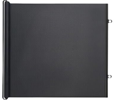 Einziehbares Treppenschutzgitter für Kinds, 0-130 cm ausziehbares absperrgitter, ohne Bohren, Sicherheits-Hunde-Laufgitter, tragbarer Haustierzaun für Treppen und Schlafzimmertüren (110 * 78cm)