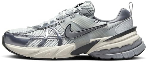 Nike Women's V2k Run Sneaker, Pure Platinum/Metallic Cool Grey/Wolf Grey, 4.5 UK