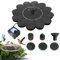 Fuente solar para baño de pájaros, bomba de fuente de energía solar, fuente exterior silenciosa para jardín cuenca terraza patio exterior