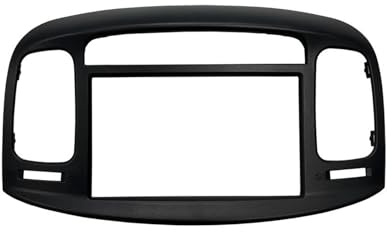 para Hyundai para Accent 2006-2010 2011 7 Pulgadas Coche Radio Fascia Panel Salpicadero Kit Instalación Trim Aire Acondicionado Salida(Sólo Marco)
