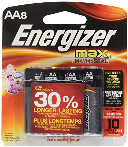 EVee91bp8 - Energizer Max e91bp-8 batterie alcaline AA