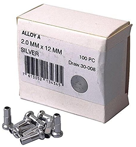 DT Swiss M 2X12 Alu-Nippel Mehrfarbig 100 Stück