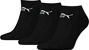 PUMA 3 Paar Sneaker Füßlinge Socken schwarz, weiß 35/38, 39/42, 43/46 NEU !!!