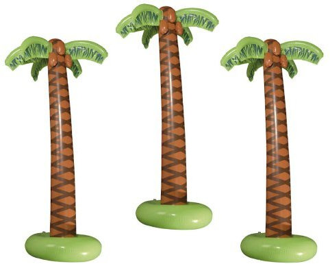 aufblasbare Palme 3er Set Palmen