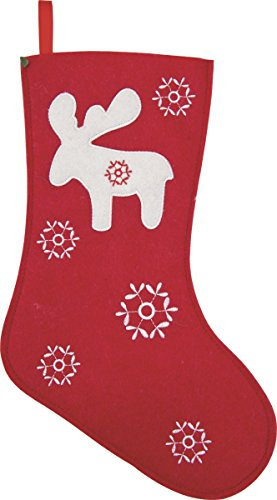 BRUNNEN Stoffbeutel Nikolausstiefel rot