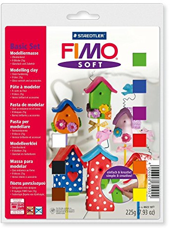 Fimo Soft Polymer Clay Starter Set 12 Piece