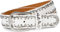 styleBREAKER Nietengürtel mit mehrfarbigen kleinen Nieten, Gürtel Kunstleder Einfarbig, kürzbar, Hüftgürtel Unisex 03010071, Farbe:Weiß, Größe:80cm