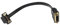 Cable de extensión DVI, zdyCGTime 1 ft Soporte de Slim DVI-D Dual Link 24 + 1 Digital Vídeo 90 Degree Ángulo Macho a DVI Hembra Cable de extensión