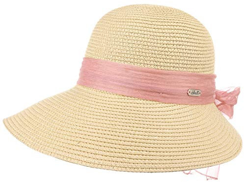 CHILLOUTS Lafayette Hat - Damen Sonnenhut, Sommer Strohhut, UPF 50+ UV Schutz, Faltbarer Sonnenschutz Hut, Schicker Strandhut, XS/S-M