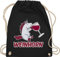 Turnbeutel Rucksack - Einhorn Geschenk Unicorn - Weinhorn - Unisize - Schwarz - einhörner wein beutel einhorn, spruch rucksäcke unicorns turnsackerl einhörnern tasche sprüche stofftasche