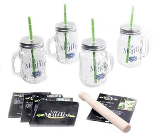 Secret de Gourmet - Coffret à cocktails Mojito 35cm Transparent