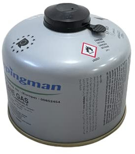 RSonic Schraubventilkartusche, Camping-Gas Butan-Propan/Ventil Gas Kartusche für Campingkocher, Gaskartusche mit Schraubventil Gewinde 100g-230g-450g (3 x 230g)