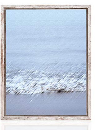 Stallmann Design Schattenfugenrahmen für Leinwände auf Keilrahmen | Farbe: Vintage | Größe: 80 x 100 cm | Rahmen ohne Glas & Rückwand | mit Montagezubehör