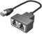 Adaptador de red RJ45 de 1 a 2 puertos Ethernet, AKwor RJ45 1 macho a 2 hembra LAN Ethernet Splitter Cable adecuado Super Cat5, Cat5e, Cat6, Cat7 LAN Ethernet Socket adaptador