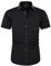 J.VER Men's Short Sleeve Black Dress Shirt Regular Fit Business Casual Formal Shirt Button Down Wedding Work Office Stretch Non Iron 4XL
