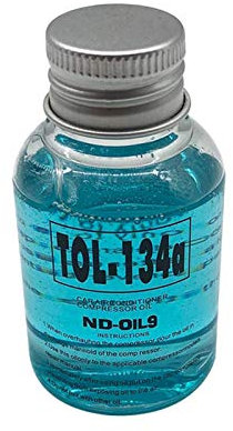 Gusengo Huile Compresseur Clim Auto - Huile pour Pompe À VI, Huile pour Machines Frigorifiques R134A Climatisation Automobile, Lubrifiant Premium, 60ml