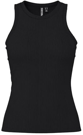 PIECES Women's Pcruka Boxer Tank Top Noos Tank Top (Pack of 1)
