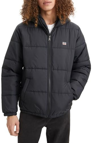 Levi's Men's Telegraph Hood Shirt Jacket, Caviar, L