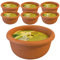 Regalami. Shop 6 bougies parfumées citronnelle en pot en terre cuite 9 x 5 cm, longue durée (6, 9 x 5 cm)