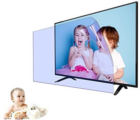 TV-Bildschirmschutz – Verhindert Reflexionen, lindert Augenermüdung, Anti-Blaulicht-Monitor-Bildschirmfilter – Schutz vor Strahlungsfolie für 32-75-Zoll-LCD- und LED-Displays/Clear / 40 Inches 875x