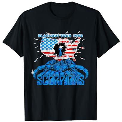 Offizielle Scorpions Blackout USA Tour 1982 T-Shirt