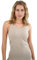 STARK SOUL Damen Sport Shirt Seamless - Racer - Tank Shirt, Beige, Größe: M-L