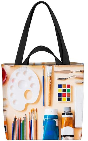 VOID Malerei Farben Pinsel Tasche 33x33x14cm,15l Einkaufs-Beutel Shopper Einkaufs-Tasche Bag