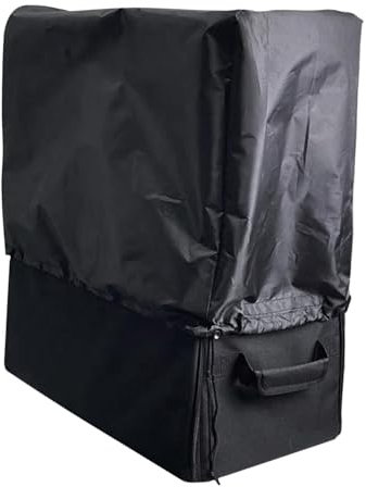 Baoblaze Folding Bike Storage Box, Bike Travel Bag,Waterproof Black Folding Bike Bag Storage Case for Transport, with cover