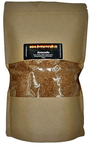 BBQ Räuchermehl 1 Liter wie Buche Hickory Whisky Sherry oder Rotwein... (Avocado)