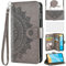 Asuwish Funda para OPPO A15/A15S/A35 funda con cinta y lámina protectora de pantalla, tarjetero, plegable, piel, flores, monedero, soporte A 15, 15S, 15A, CPH2185, funda para teléfono móvil, color