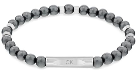 Calvin Klein Armband mit Schmuckperlen für Herren Kollektion MIXED BEADS - Erhältlich Mit Tigerauge Steinen oder Hämatit-Perlen