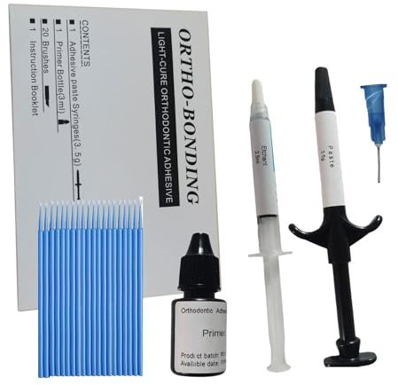 ZZDT Kit de pierres dentaires professionnelles utilisées pour les bijoux dentaires, les supports orthodontiques