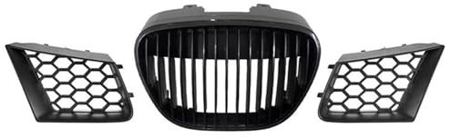 SPLACK Coche Rejillas Frontales Rejilla Central Delantera Asiento para Seat para Ibiza para Cordoba Typ 6L 2002 2003 2004 2005 2006 2007 2008 2009 6L0853654 9182921 Parrilla Parachoques