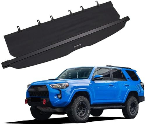 USSAY Auto Ausziehbar Laderaumabdeckung Kofferraum für Toyota 4Runner 2010-2020 Frachtabdeckungen Schutz Der Privatsphäre Abdeckung Hutablage Cargo Cover