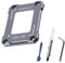 AVERZELLA Anti-Bending Contact Frame Retrofit Kit for Intel 12th/13th/14th Gen CPUs, CNC Aluminum CPU Buckle, Compatible with LGA 1700 Socket Motherboards (with 2g 5.15W/MK CPU Thermal) (Grey)
