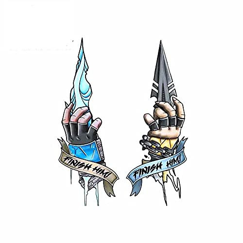 13 cm x 10,3 cm für Mortal Kombat Creative Car Decals Vinyl Auto Aufkleber Graffiti Aufkleber
