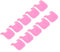 SUPVOX 10 Stück Käfigfixierkante Schnalle Drahtkistenschnallen Kaninchenkäfigfixierschnallen Plastikschnallen Clips Käfigschnalle Vogelkäfig-Clips Hühnerkäfig-Clips Kistenclip pp Rosa