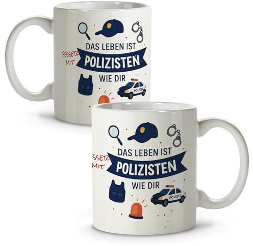 Tasse Polizist. Kaffeetassen. Lustige Tasse. Geschenk für Arbeitskollegin. Polizei Geschenke. Geschenk Polizist. Polizei Mug 330ml