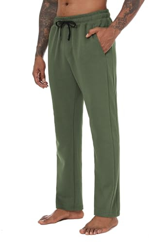 Yageshark Jogginghose Herren Baumwolle mit Stretch, Atmungsaktive Sporthose, Freizeithose Herren Lang, Jogger Trainingshose mit Taschen