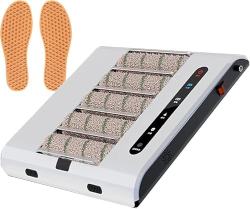 Automatic Shoe Polisher with Powerful Suction, Rechargeable Sole Cleaning Machine for Home and Professional Use