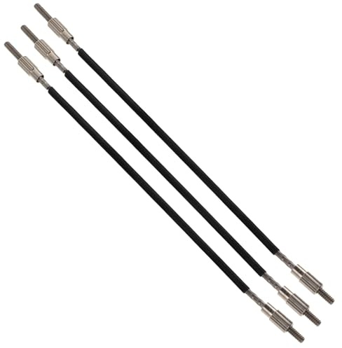 Vaguelly Set 3 Pezzi Corda Terminale in Filo d'Acciaio per Violino 4/4 Cordiera per Violino Kit di Ricambio per Strumenti a Corda e Accessori Musicali