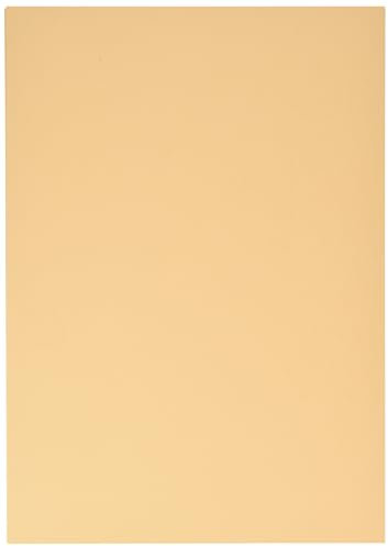 Clairefontaine 97464C Fotokarton Pack, 25 Bögen Premium, Din A4, 21 x 29.7 cm, 300 g, aprikose