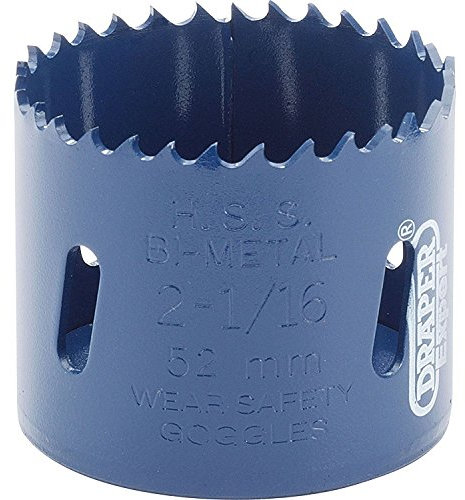 Draper 34761 HSP Expert HSS Bi-Metal Hole Saw Blade, 52mm, Blue