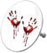 Sanilo Badewannenstöpsel, viele schöne Stöpsel für die Badewanne zur Auswahl, hochwertige Qualität, Blood Hands