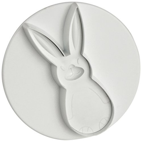 PME RA500 Hasenprägeausstecher, mittelgroß, Kunststoff, Weiß, 6 x 2 x 6 cm, 1 Einheiten