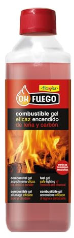 Flower Combustible Ok Fuego Gel para Encendido