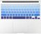 Allinside Tastaturabdeckung für MacBook Pro 13 Zoll, 15 Zoll, 17 Zoll (2015 oder ältere Version), MacBook Air 13 Zoll A1369/A1466, ältere iMac kabellose Tastatur MC184LL/B, Blau