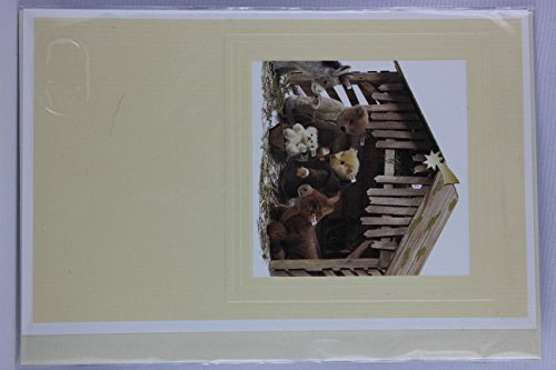 Steiff - 30712 - Klappkarte Krippe. Weihnachten, mit Umschlag